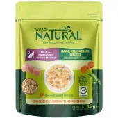 Ração Úmida Guabi Natural Gatos Frango, Cereais Integrais e Vegetais